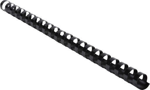 SPIRALE PLASTIC NOIR 20MM