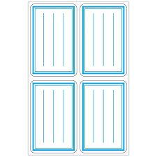 ETIQUETTES SCOLAIRES ECOLO 16PCS