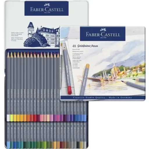 48 CRAYONS DE COULEUR GOLDFABER AQUA