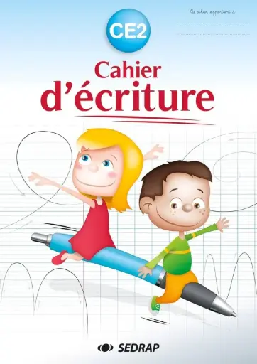 CAHIER D'ECRITURE CE2 | SEDRAP 