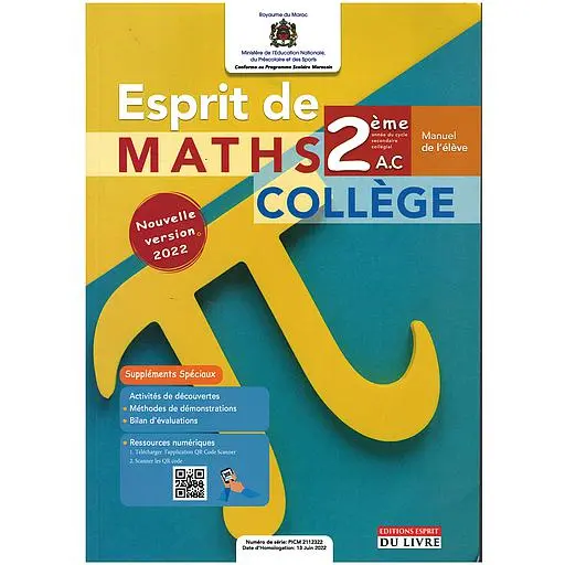 ESPRIT DE MATHS | 2AC 