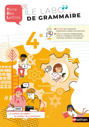 TERRE DES LETTRES - LE LABO DE GRAMMAIRE - 4E