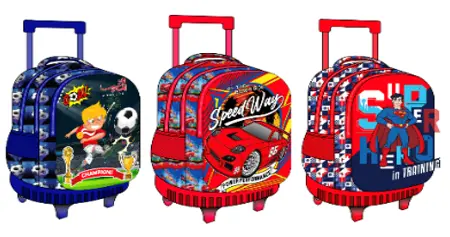 [TR-16GS] TROLLEY 16" 3 POCHES & SAC GOUTER & TROUSSE GARCON