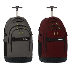 [UNITR-1] TROLLEY 18" 3 POCHES UNI IMPERMEABLE